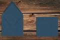 [112146] Briefhüllen 125x140 mm Nassklebend Nachtblau 120 g/qm